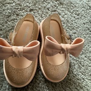 Mini Melissa toddler girls shoes size 5